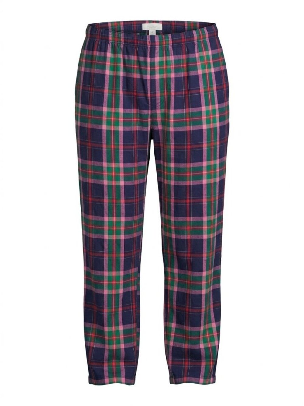 NWT Roudelain Gingerbread Village Plaid Flannel Pajama Pants Sz XXL EMJN341M